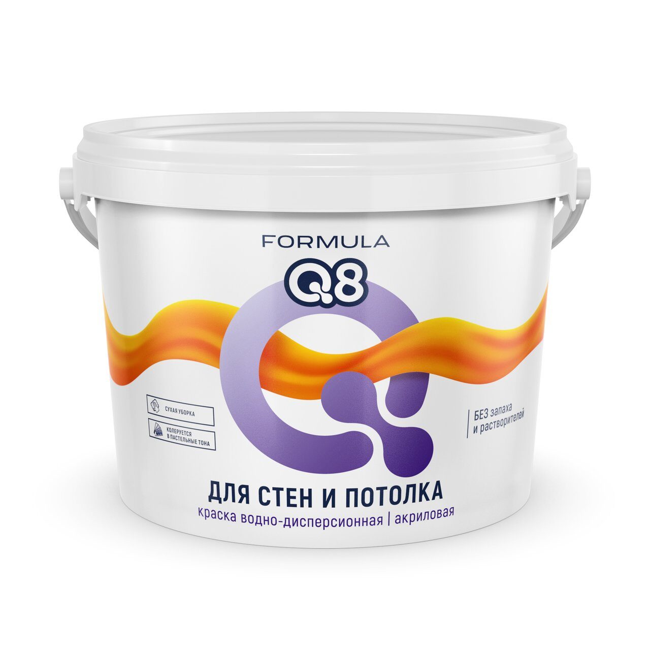 Краска Formula Q8 ДЛЯ СТЕН И ПОТОЛКА 3,0 кг