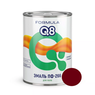 Эмаль ПФ-266 Formula Q8 красно-коричневая 1,9 кг